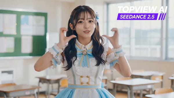 ゴール 参照動画の主人公本人による、バズりそうな可愛さ全開のショートダンス動画を生成する。中心被写体は参照動画の女の子ひとり。メインイベントは、正面・上・左・右・背後の5台のカメラを2秒ごとに切り替… prompt example