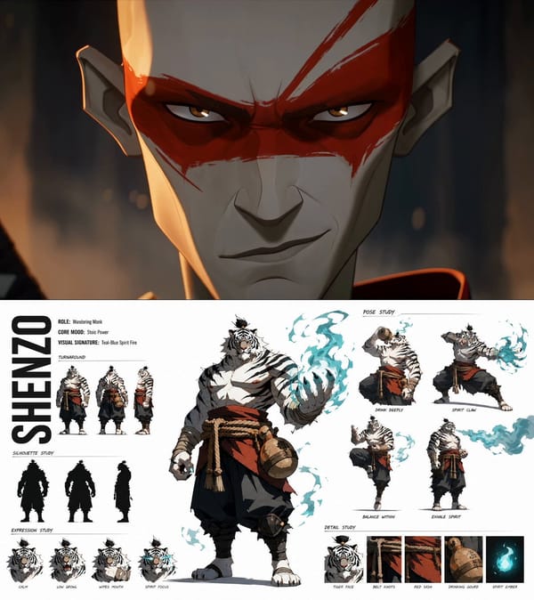 Cinematic 2.5D animation. NOT flat 2D cartoon, NO bold black outlines, NO cel-shading, NOT glos…