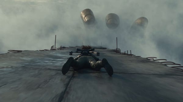 Create a 30-second ultra-realistic continuous action sequence featuring a female warrior escapi…