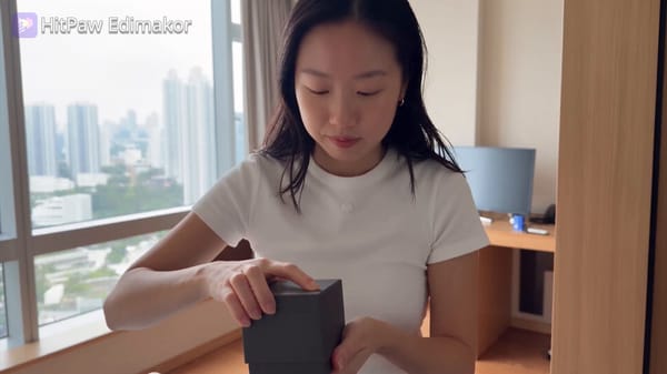 30s realistic Hong Kong daily vlog. A young adult woman speaks casual Cantonese directly to cam…