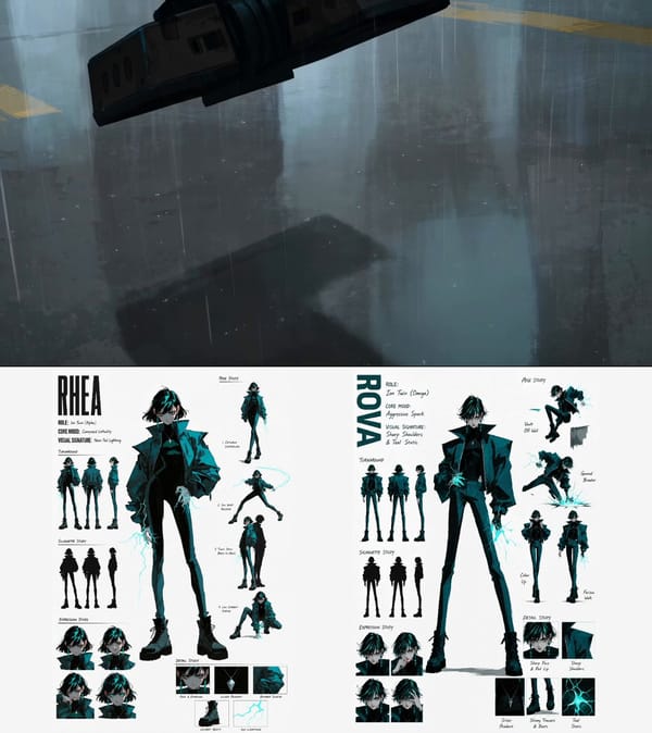 Cinematic 2.5D animation in the style of fully painterly rendering, characters and environments…