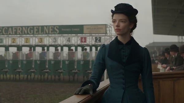 Create a 30-second ultra-realistic cinematic period horse-racing scene set in 1920s England. Ma…