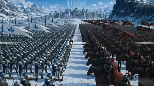 In a frozen valley, two rival kingdoms fight for control of a legendary crystal crown. two powe…
