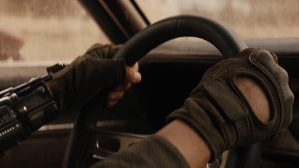 30s, 16:9, ultra-realistic post-apocalyptic ruin-punk cinematic short. Dense visuals, grounded…