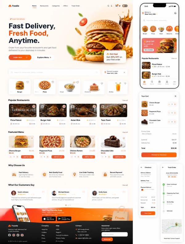 Fast Delivery, Fresh Food, Anytime. prompt preview