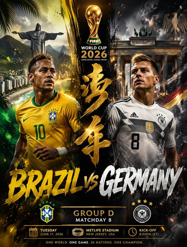 BRAZIL VS GERMANY prompt preview