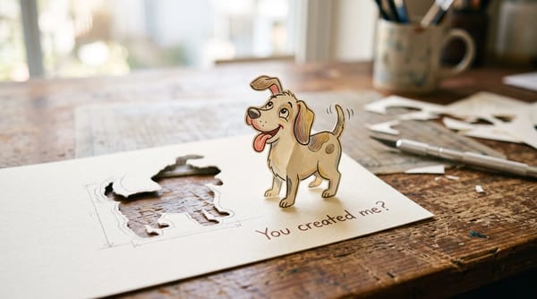 You created me? prompt example