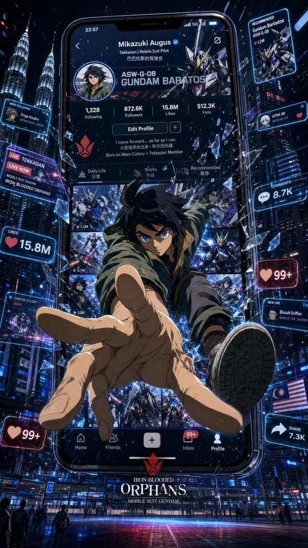 AI Image Generation Prompt (9:16 Vertical Poster)Create an ultra-detailed cinematic anime key visua… prompt example