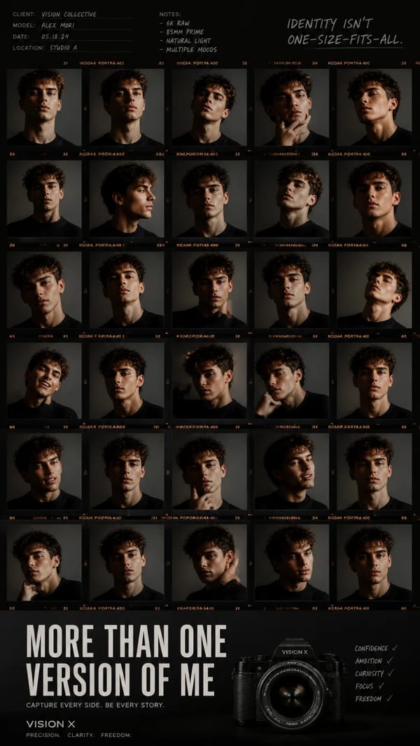 A premium 9:16 camera advertising poster.Main Subject: prompt preview
