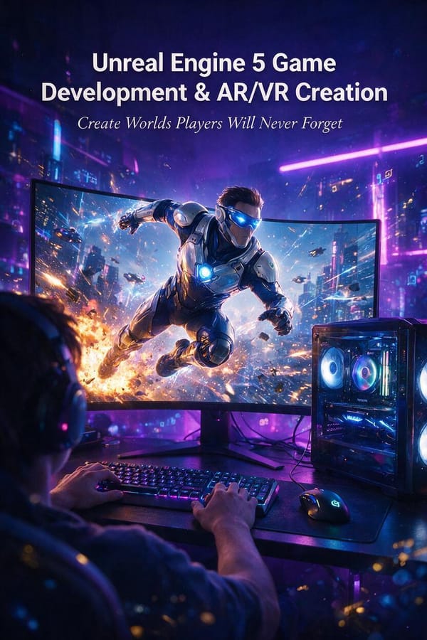 Unreal Engine 5 Game Development & AR/VR Creation prompt preview