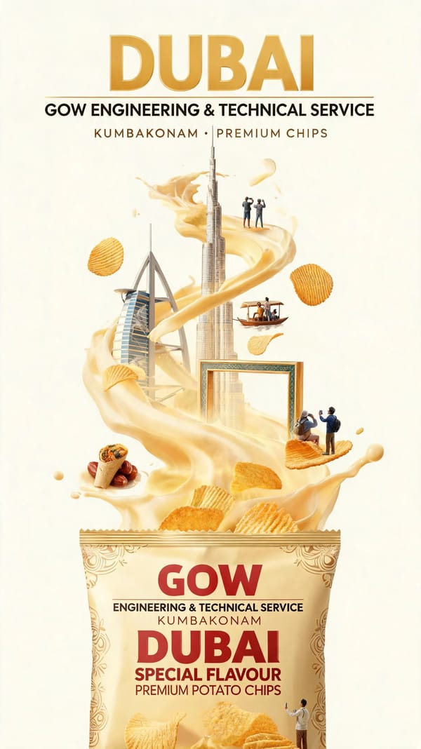 Ultra-detailed premium travel-food advertisement poster for [dubai], vertical composition, insp…