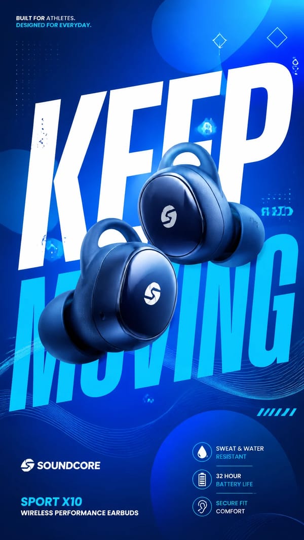 A premium commercial sports-lifestyle advertising poster.Central Subject: prompt preview