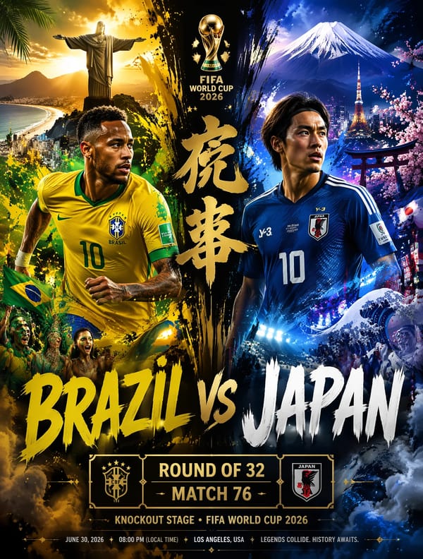 BRAZIL VS JAPAN prompt preview