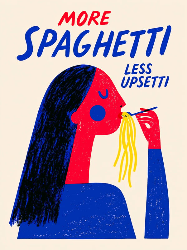 MORE SPAGHETTI prompt example