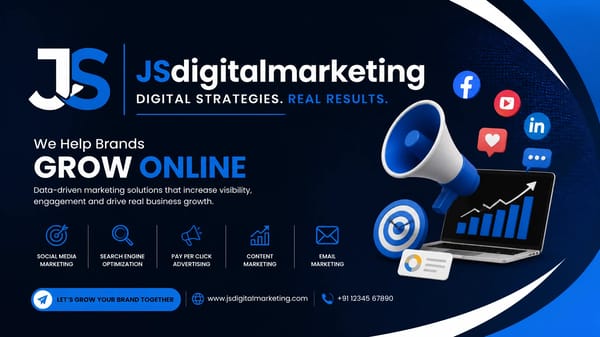 can you please a poster for JSdigitalmarketing like banner prompt preview