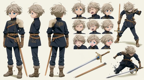 THE LOST CENTURYDARVEN VALDRAKEMASTER CHARACTER REFERENCE SHEET16:9 HORIZONTAL FORMATSTYLE:Ultr…