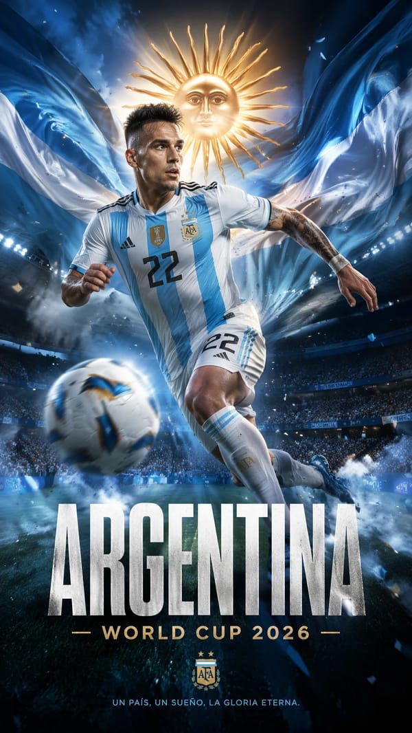 ARGENTINA — WORLD CUP 2026 prompt example