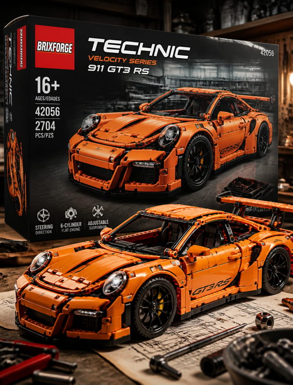 Ultra-premium collector's packaging and product advertisement poster featuring a brand new, com…