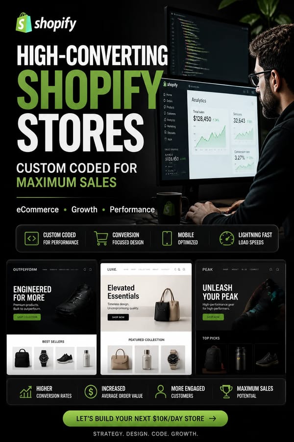 HIGH-CONVERTING SHOPIFY STORES prompt preview