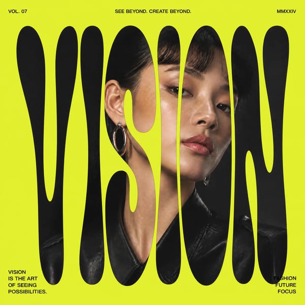 Create modern fashion editorial posters with oversized distorted typography masking effects. Po…