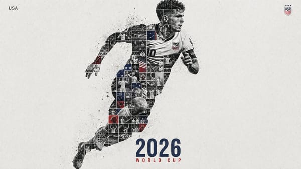 USA National Team – 2026 World Cup Tribute Poster. Act as a high-end sports graphic designer creati… prompt example