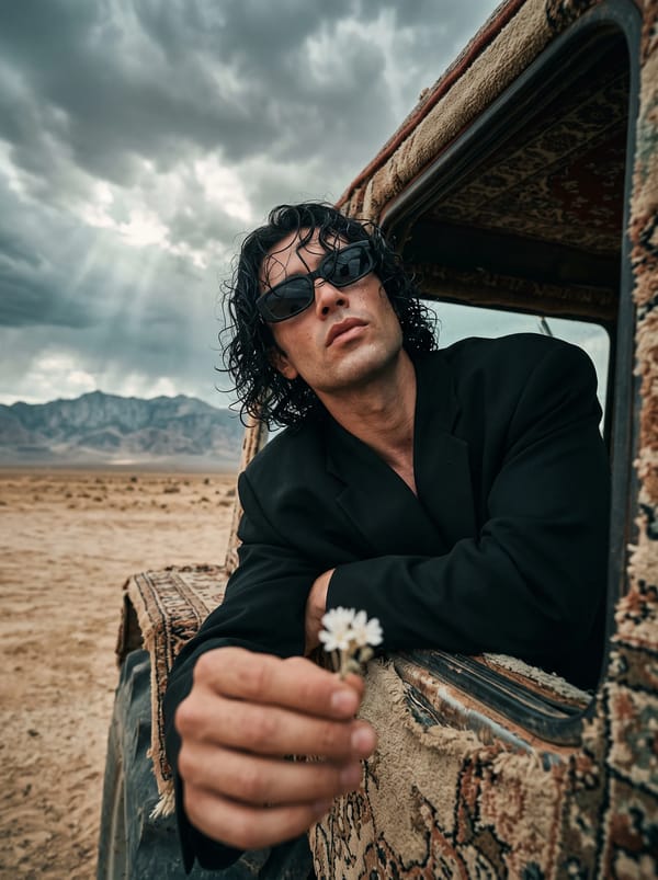 :A wildflower blooming in the desert.Google Gemini Nano Banana Pro and Grok Imagine.PROMPT : ​Ultra… prompt example